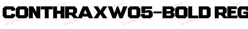 ConthraxW05-Bold Reg字体转换